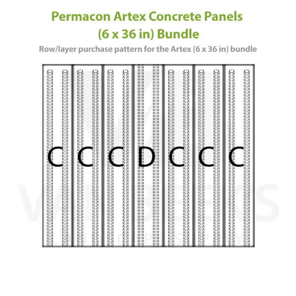 Permacon Artex Concrete Panel
